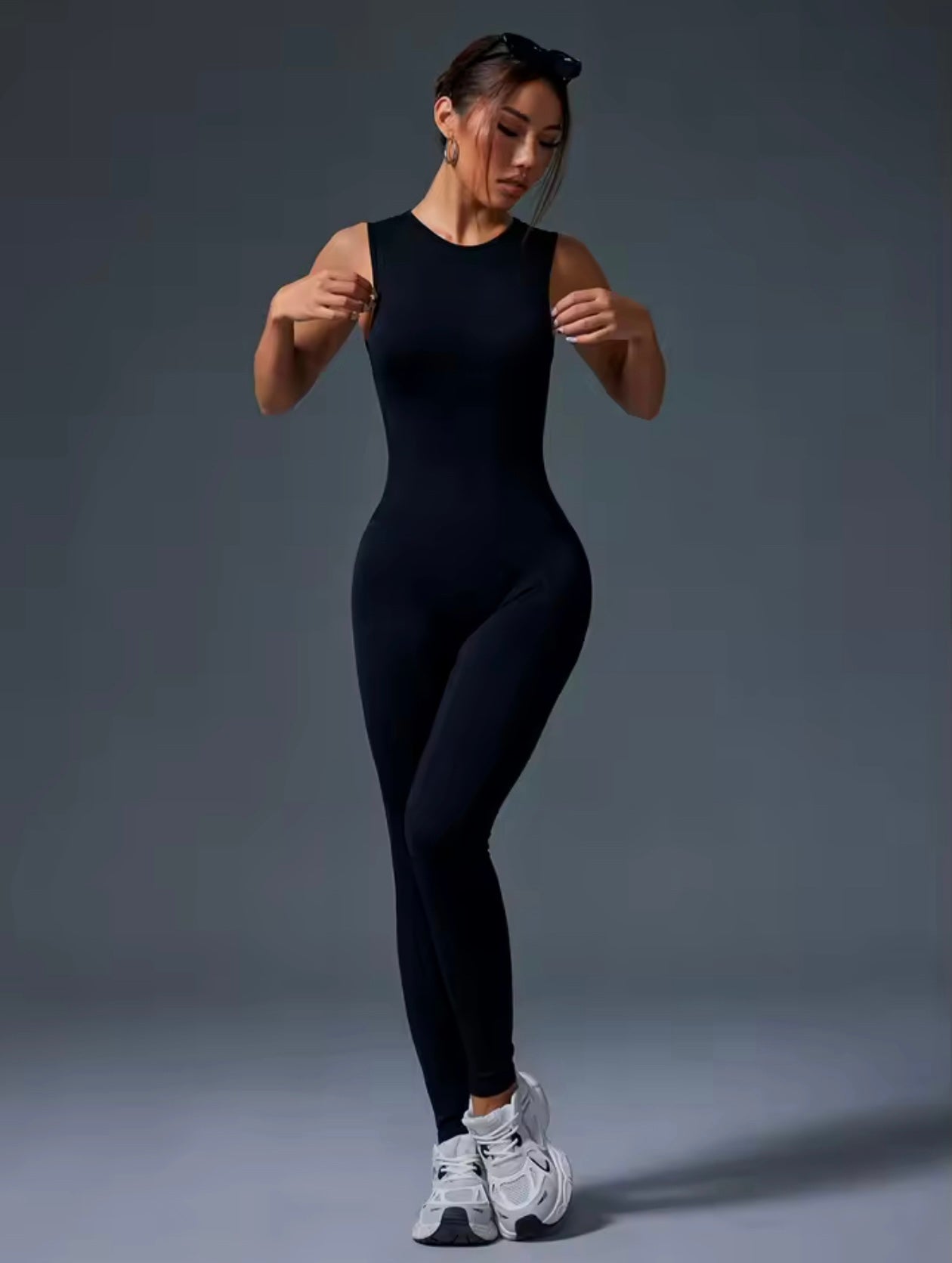 Sport Jumpsuit in Black